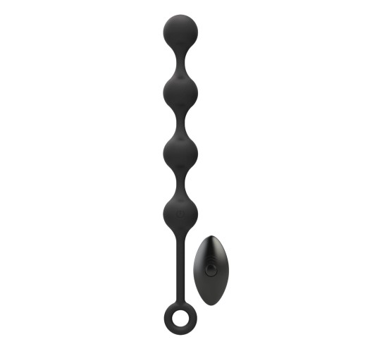 Nexus - Quattro Remote Control Vibrating Pleasure Beads Black